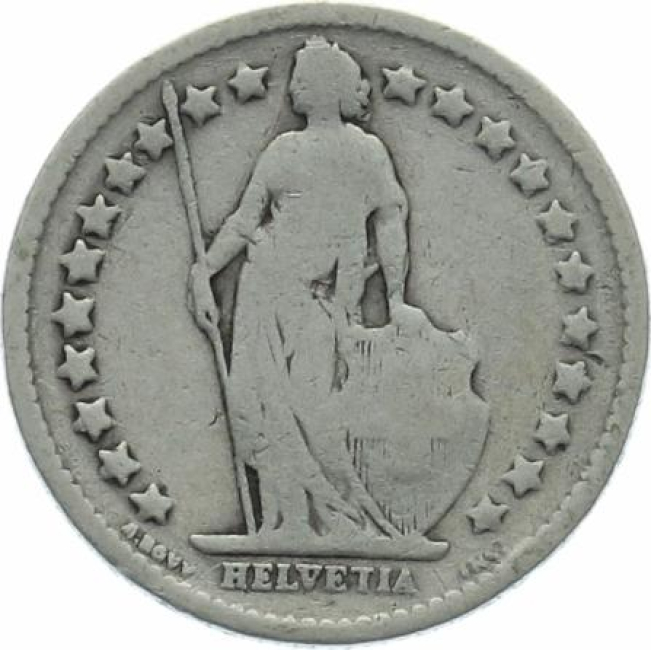 1/2 Franken 1903 B